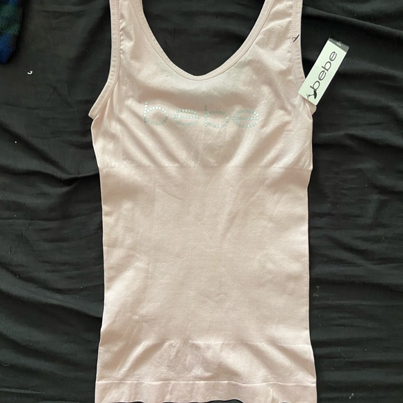 NEW Bebe Baby Pink Sleeveless top size M - Picture 6 of 7